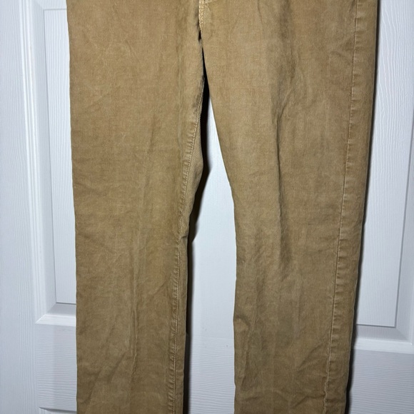 AG ADRIANO GOLDSCHMIED Mens 34x34 Everett Slim Corduroy Pants Camel Khaki - Picture 7 of 9